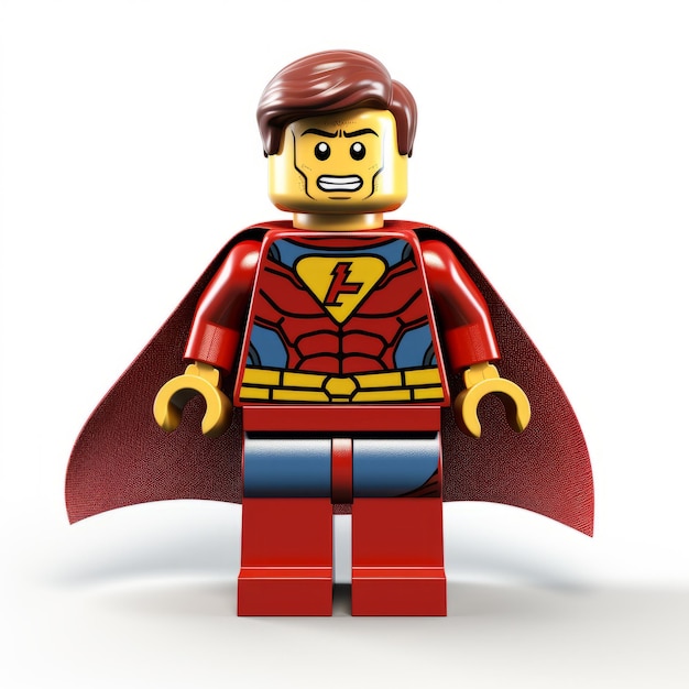 Lego Superman Figure Realistic Rendering Of Charlie Superhero