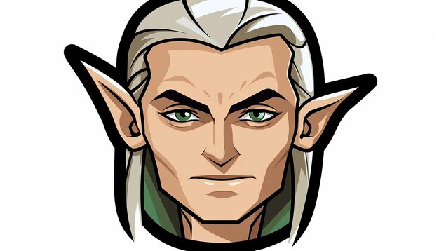 Legolas gezichtssticker