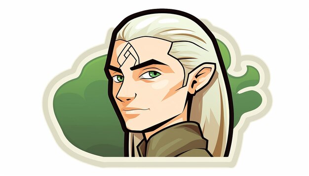 Legolas gezichtssticker