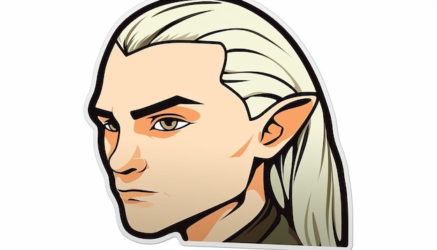 Legolas gezichtssticker