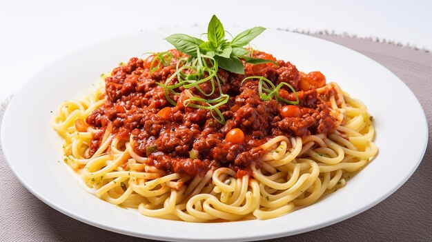 Legume Pasta with Tomato Sauce and Minced Meat