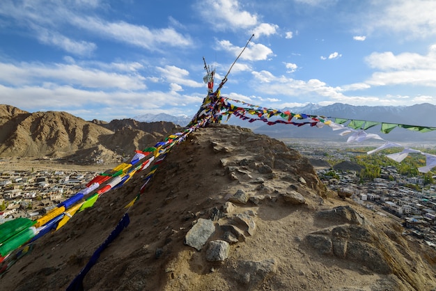 Leh Ladakhの街の風景