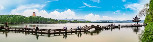 Leifeng-toren, west lake, hangzhou