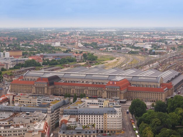 Leipzig aerial view