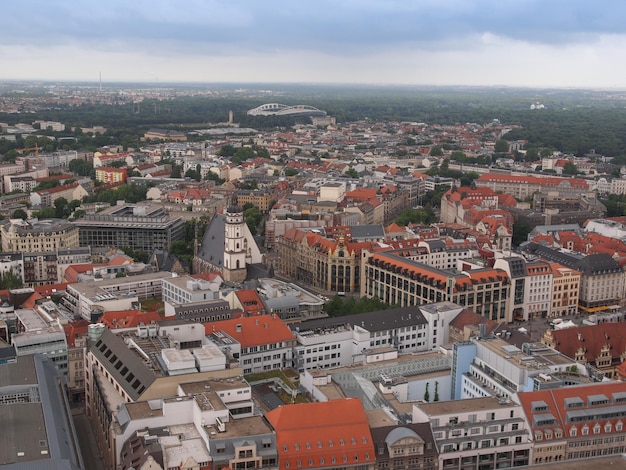 Leipzig aerial view