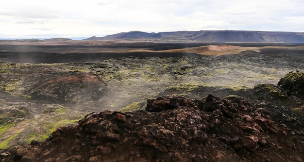 Leirhnjukur lavaveld in IJsland