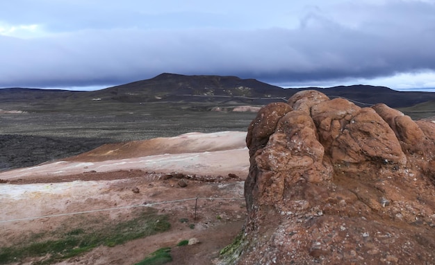 Leirhnjukur lavaveld in IJsland