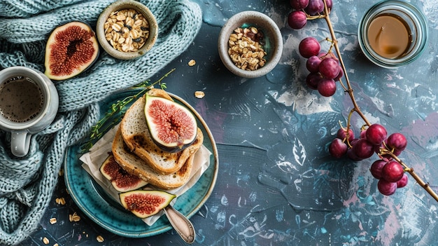 Leisurely Weekend Morning Breakfast Setup