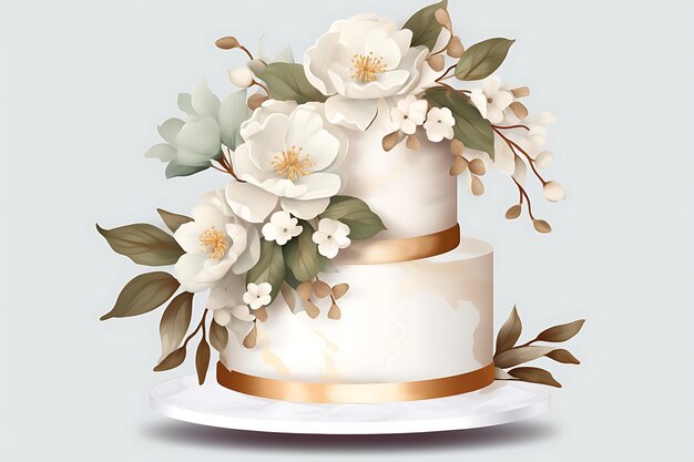 Foto lekker bruiloft fondant taart geïsoleerd op een doorzichtige achtergrond