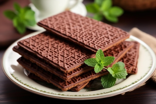 Lekker chocoladewafels