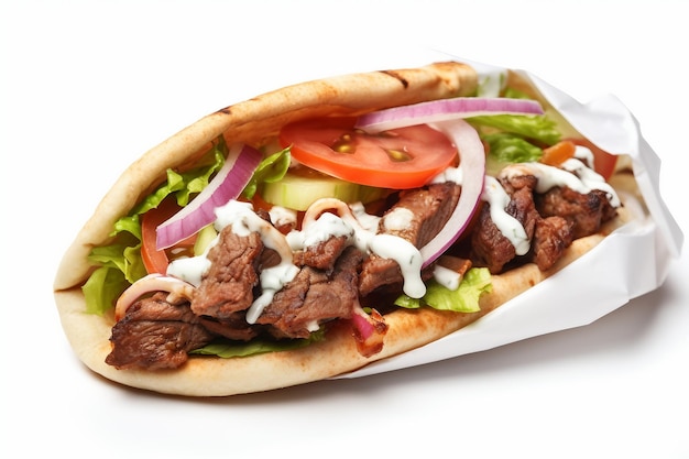 Foto lekker genot gyro delicatesse