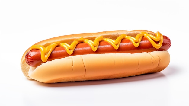 Lekker hotdog eten foto's