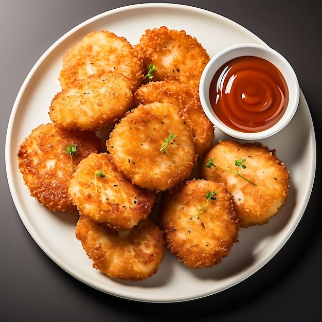 lekker kip nuggets met ketchup