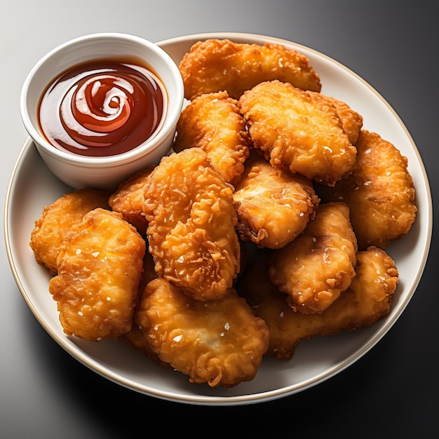 lekker kip nuggets met ketchup