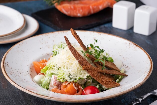 Lekkere Caesarsalade Met Zalm