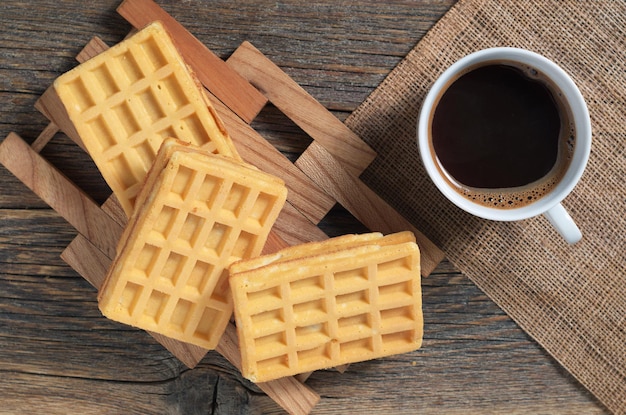 Lekkere wafels en koffie