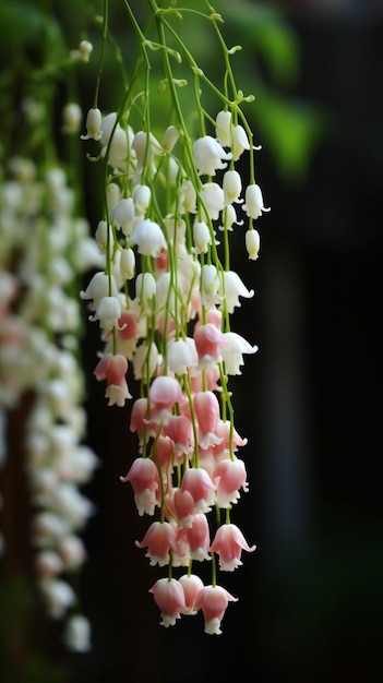 Lelietje-van-dalen hangende bloemen