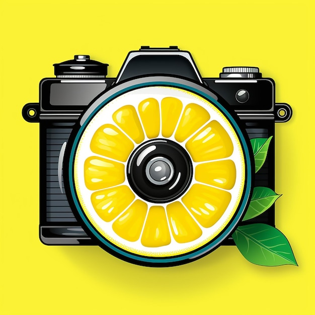 Photo lemon camera pro sticker