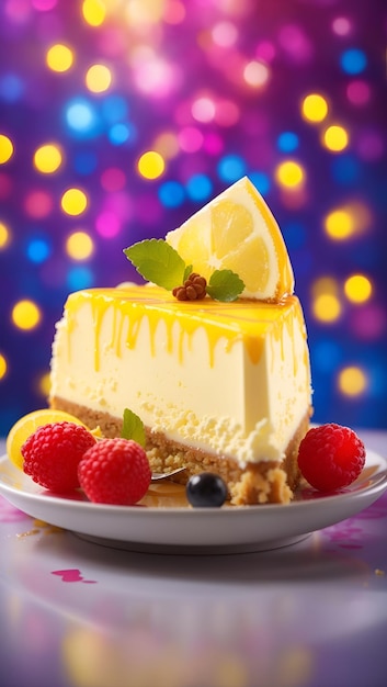 Lemon cheese cake