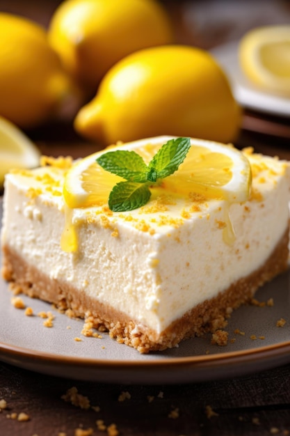 lemon cheesecake