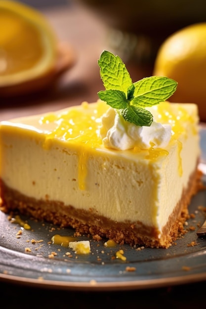 lemon cheesecake