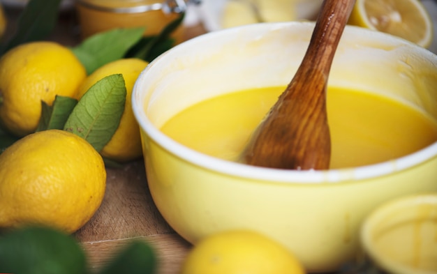 Lemon curd food fotografie recept idee