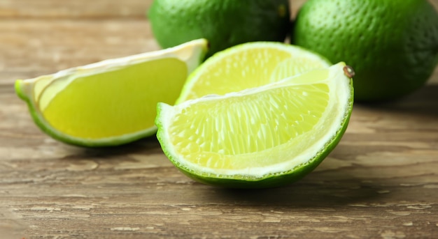 lemon cut in half on a table