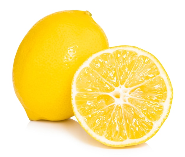 Lemon isolated on white background  With clipping path