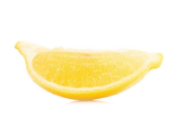 Lemon isolated on white background