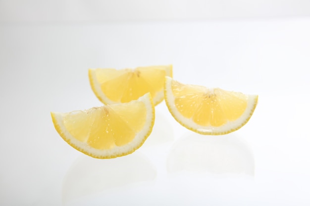 Lemon isolated in white background