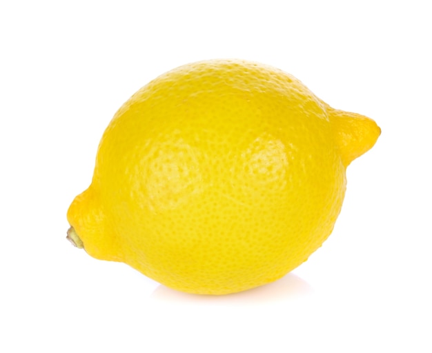 Lemon isolated on white background