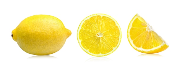 Lemon isolated on white 