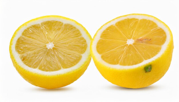 Lemon isolated on white