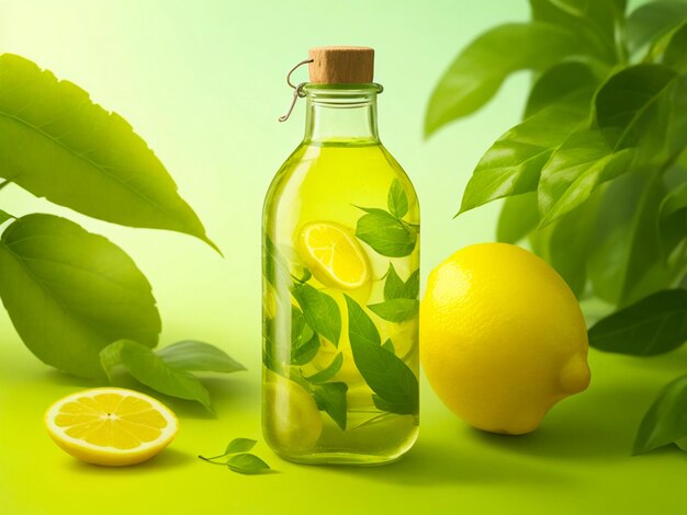 Lemon juice bottle