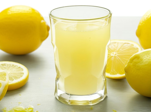 Lemon juice glass