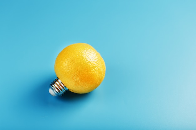 Lemon light bulb