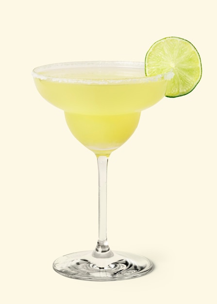 Photo lemon margarita cocktail drink