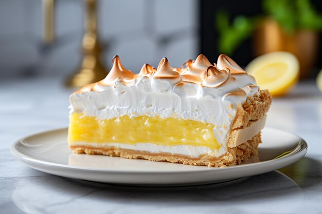 Lemon Meringue Pie Slice