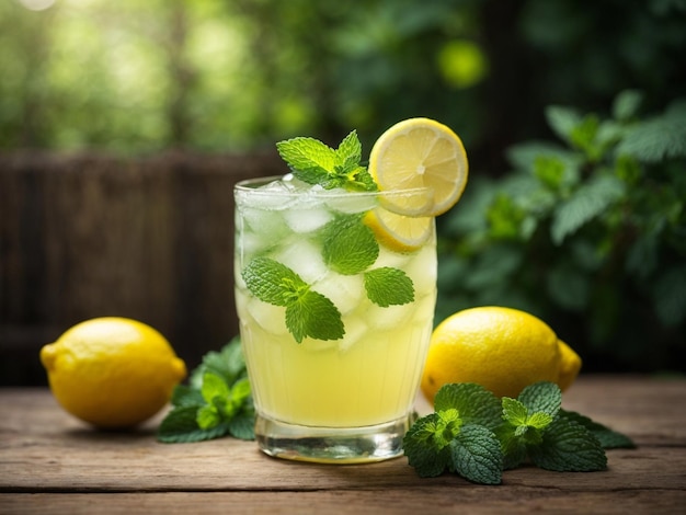 Lemon mint drankje