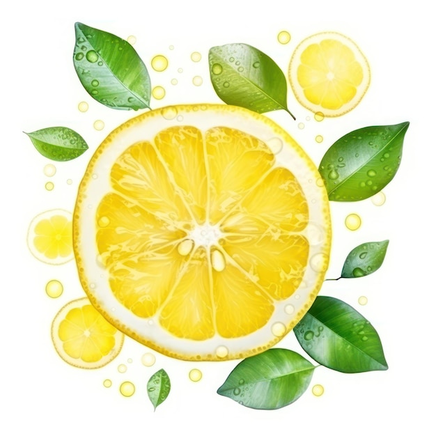 Lemon natural background