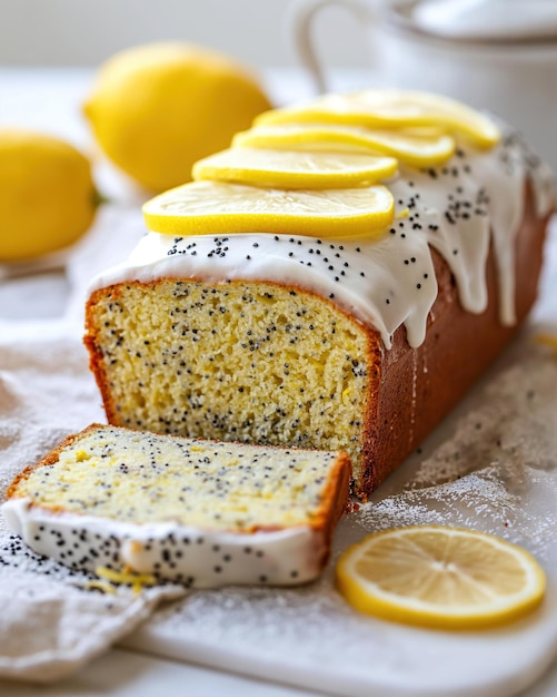 Photo lemon poppy seed loaf