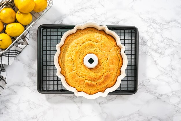 사진 레몬 파운드 케이크