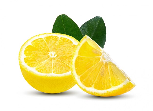 Lemon Slice  fruit isolated