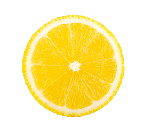 사진 흰색 테이블에 레몬 슬라이스
