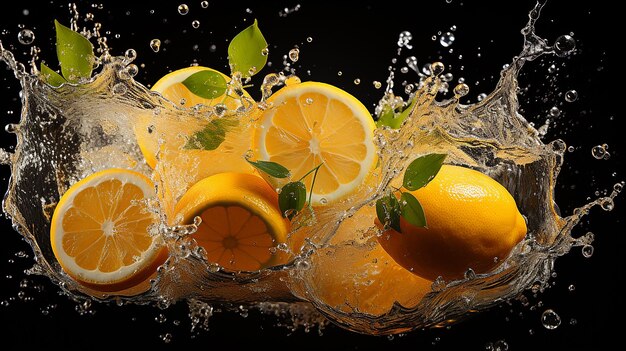 Lemon Slices Splash