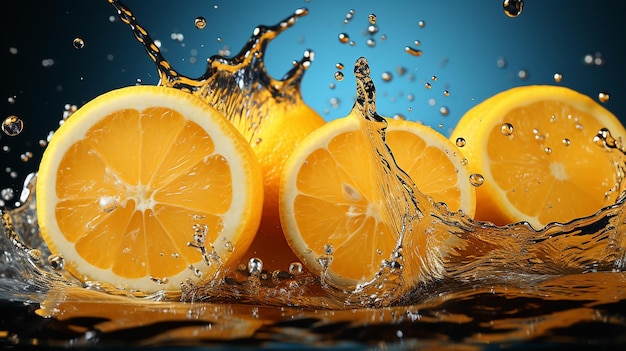 Lemon Slices Splash