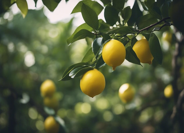 A lemon tree in jungle