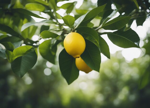 A lemon tree in jungle