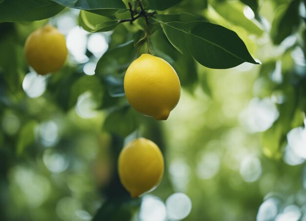 A lemon tree in jungle