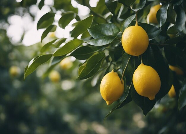 A lemon tree in jungle